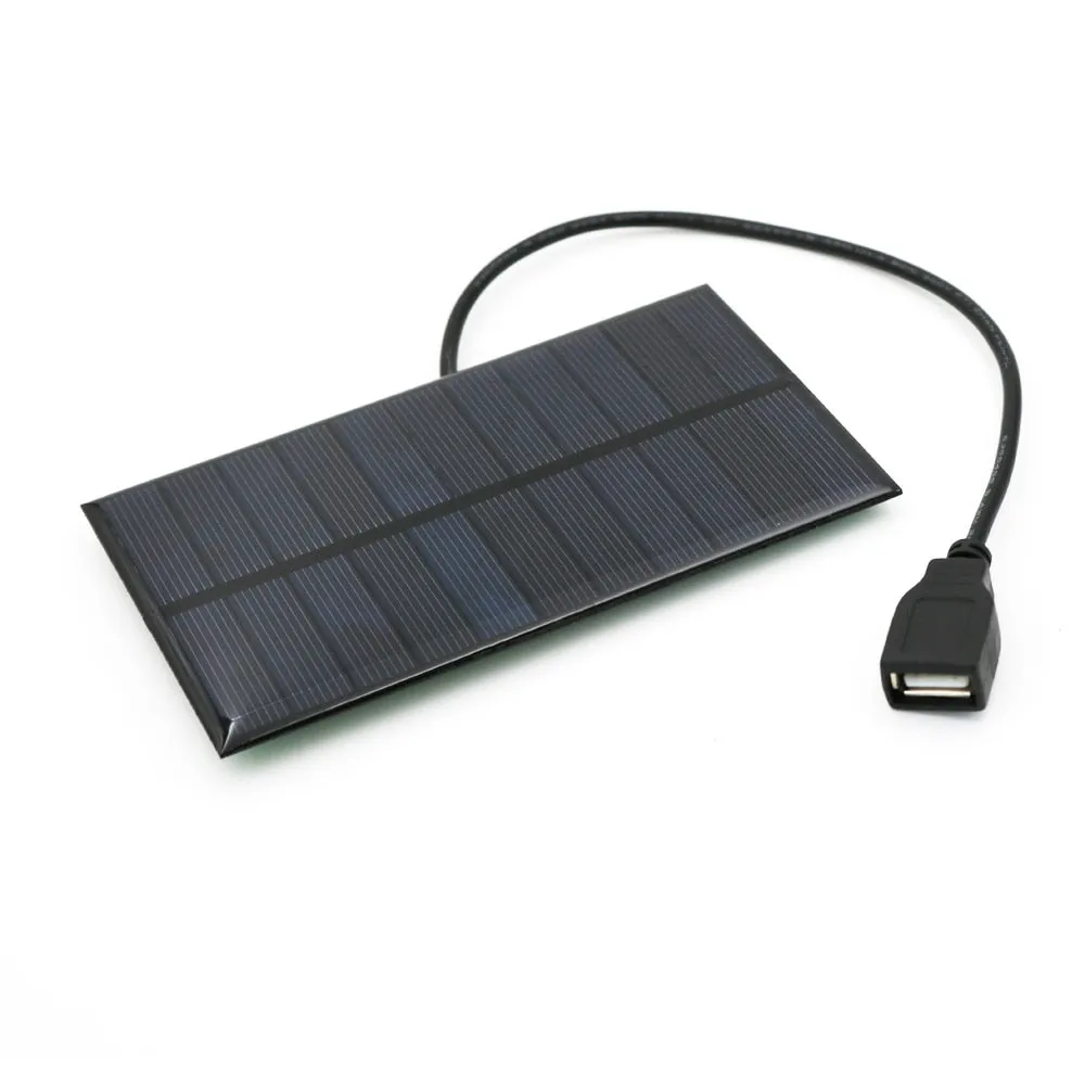 2Pcs 5V 0.5W 0.6W 0.8W Solar Battery  Solar Panel Outdoor Portable Solar Charger Pane