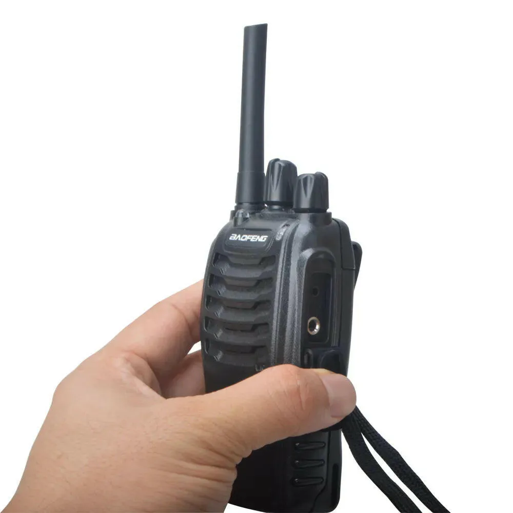 2pcs Baofeng Walkie Talkie BF-88E PMR 0.5W 16CH UHF 446.00625-446.19375MHz 12.5KHz Channel Separation with USB Charger Headset