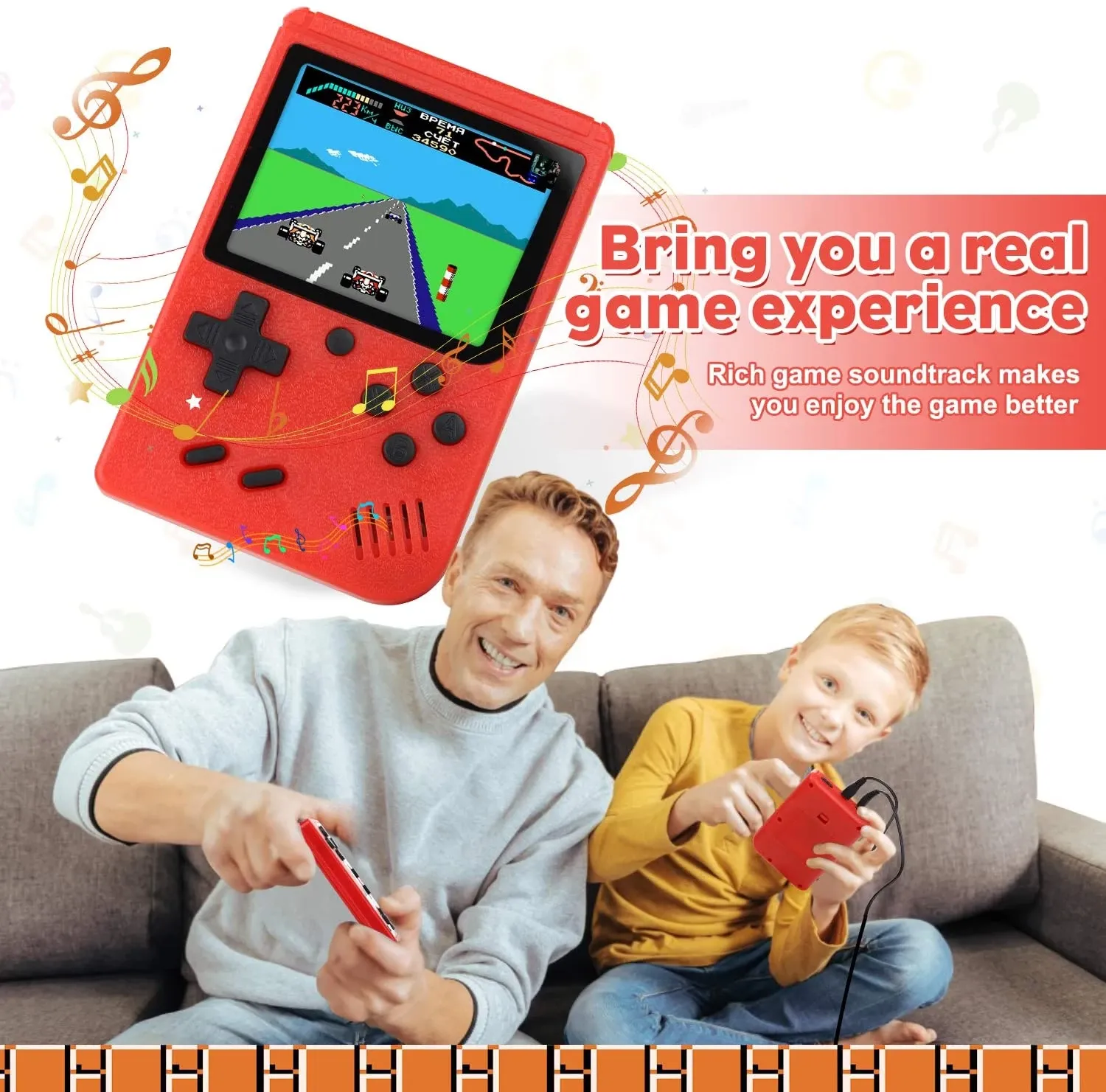 3.0 Inch Retro Portable Mini Handheld Video Game Console