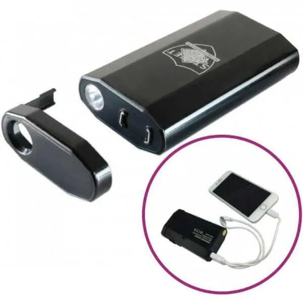 3N1 Charger 28,000,000 Stun Gun, Power Bank. & Flashlight