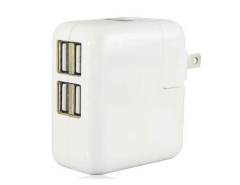 4-USB Charger With Worldwide Adaptors