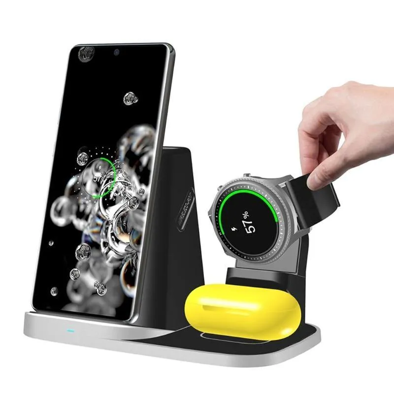 4in1 10W Wireless Charger Stand Holder