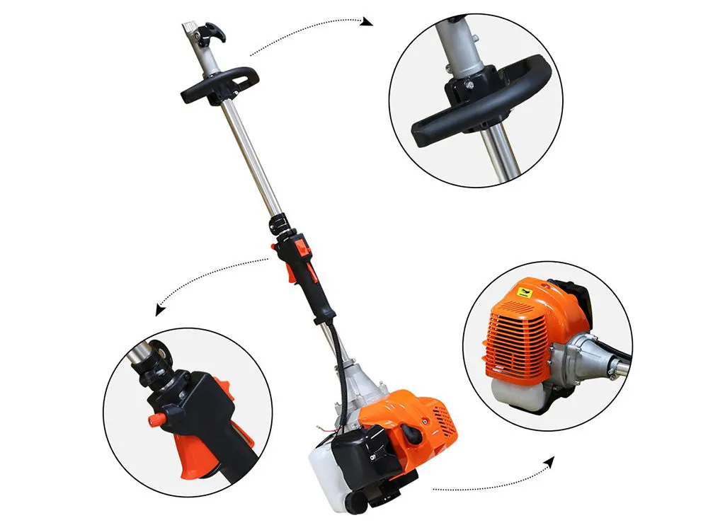 62Cc Brush Weed Cutter Hedge Trimmer 4 In 1