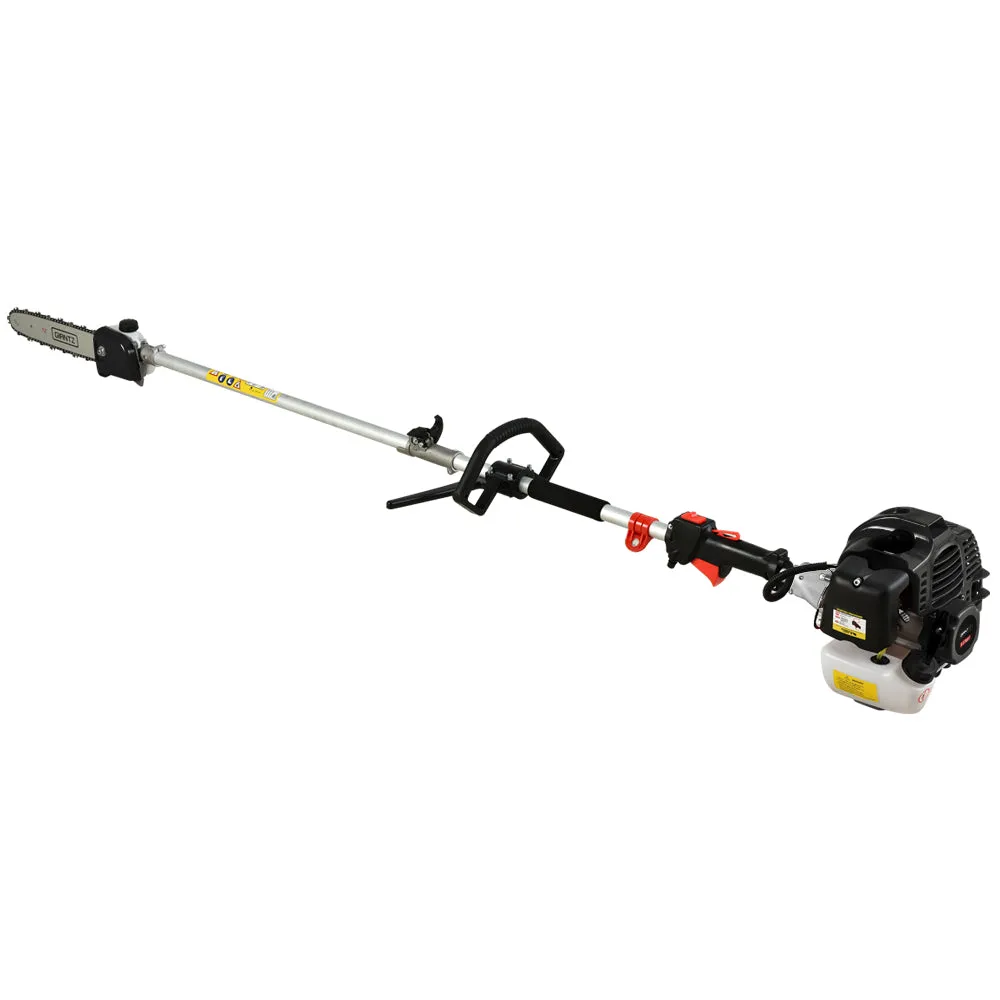 65cc Pole Chainsaw Petrol Brush Cutter Whipper Snipper Hedge Trimmer