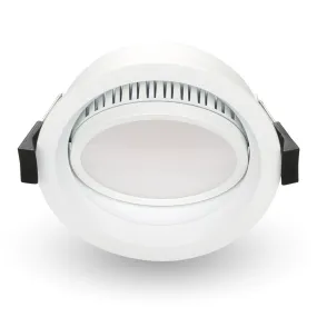 95-100mm Gimble Downlight 10w White CCT AT9020 TRI Atom Lighting