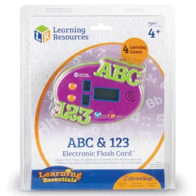 Abc/123 Electronic Flash Card