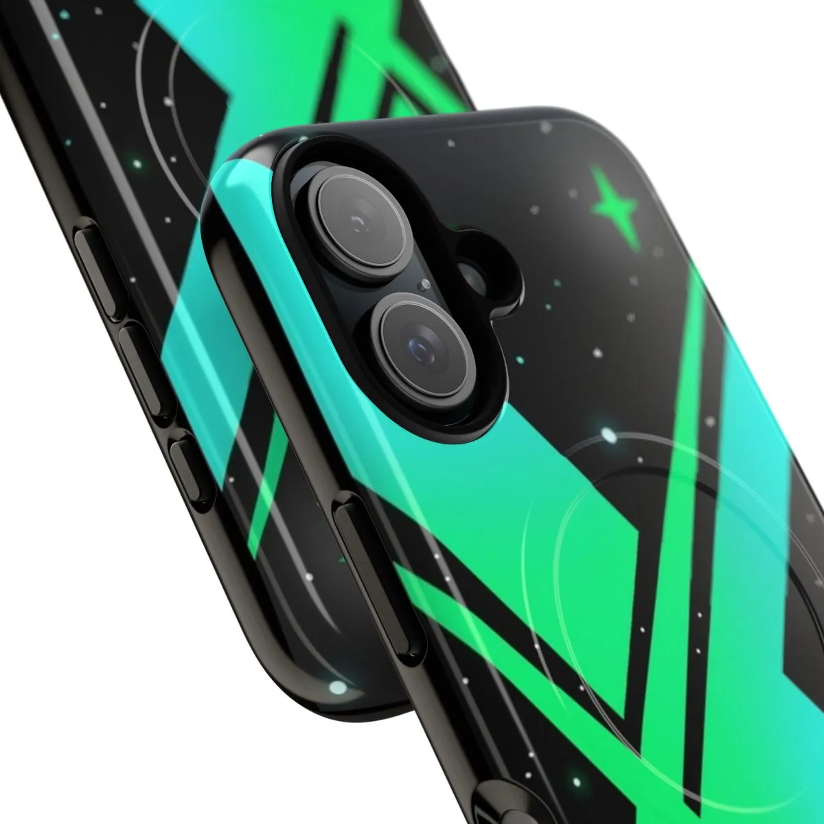 Abstract Xenoblade-Inspired Magnetic Tough Phone Cases