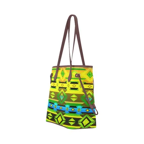 Adobe Midnight Clover Canvas Tote Bag