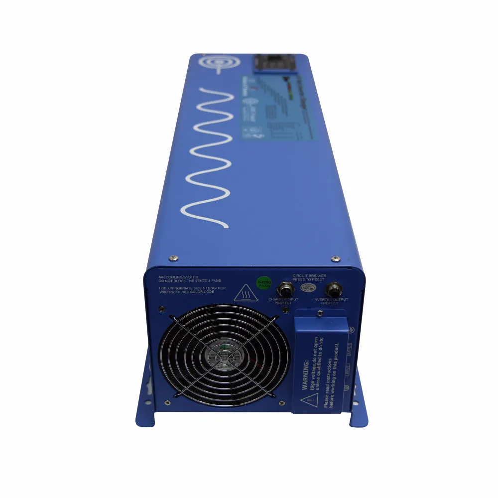 AIMS Power 6000 Watt 48 Volt Pure Sine Inverter Charger | Single Phase 120VAC Output