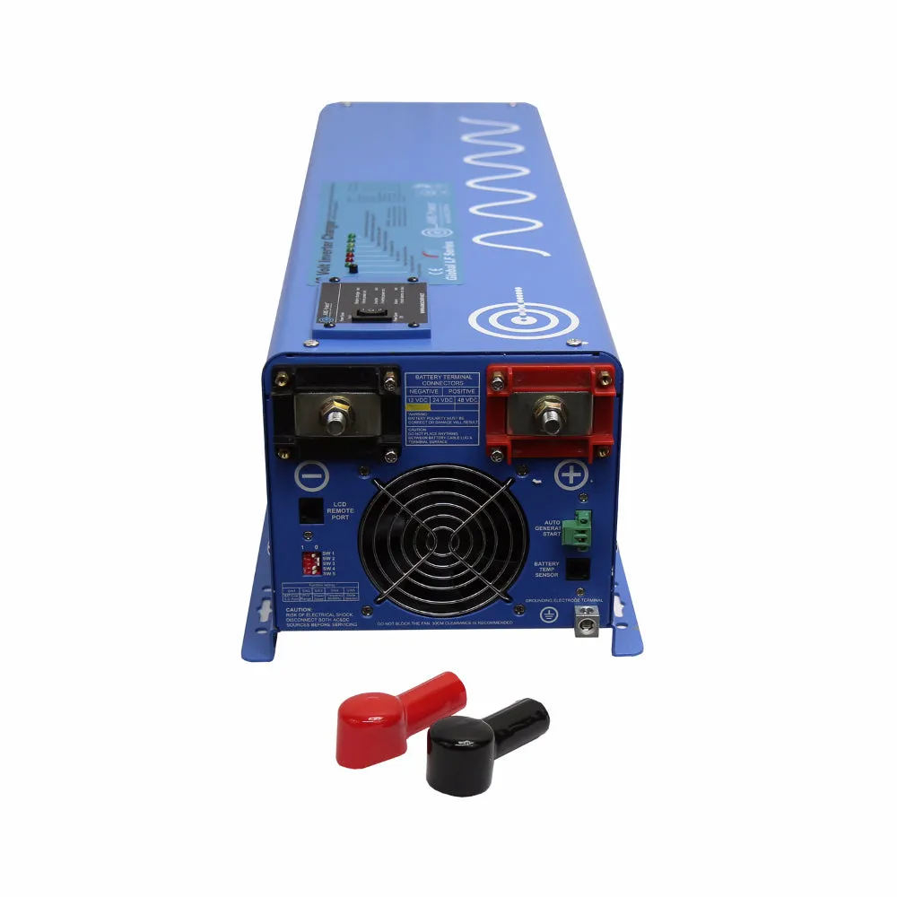 AIMS Power 6000 Watt 48 Volt Pure Sine Inverter Charger | Single Phase 120VAC Output