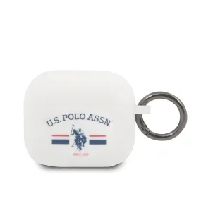 AirPods 3 - Silicone White Cover FLAG Design - U.S. Polo Assn.