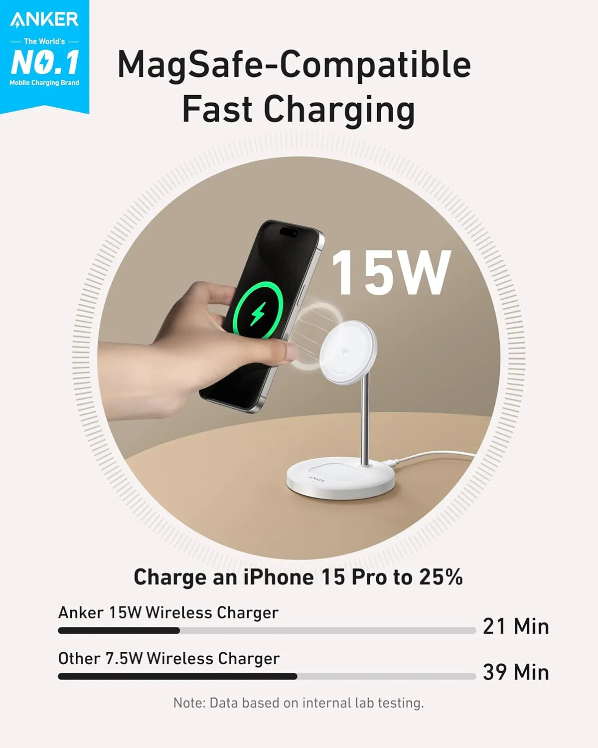 Anker MagGo Wireless Charger (2-in-1 Stand) | Exclusive Livestream Offer