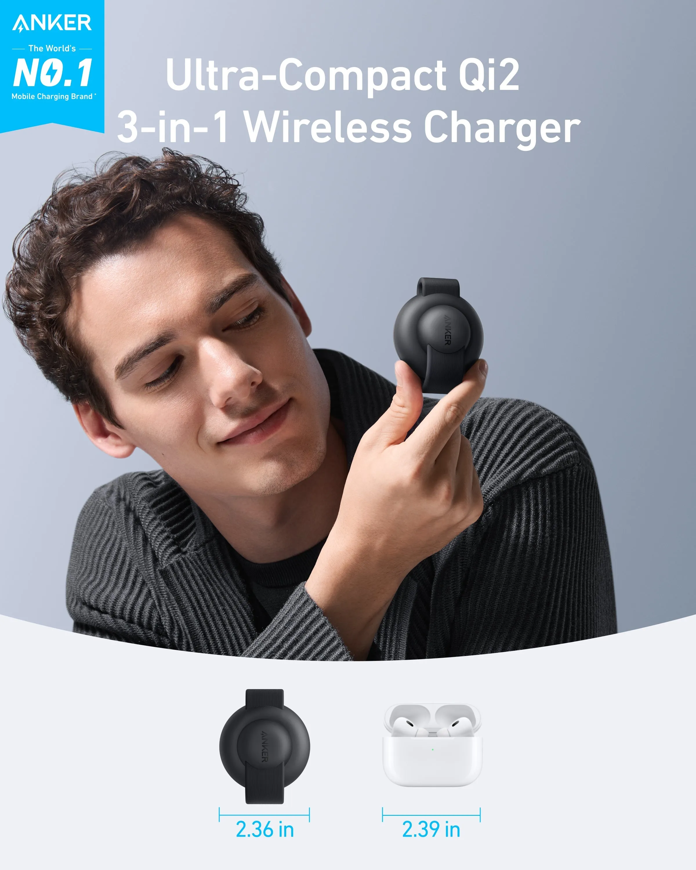 Anker MagGo Wireless Charging Station (3-in-1, Foldable Pad) | Exclusive Livestream Offer