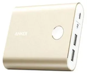 Anker PowerCore  13400 Premium Aluminum Portable Charger with Qualcomm Quick Charge 3.0 (Gold)