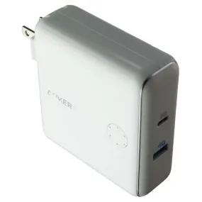 Anker PowerCore Fusion (5000 mAh) USB-C/USB Wall Charger - White (A1622)