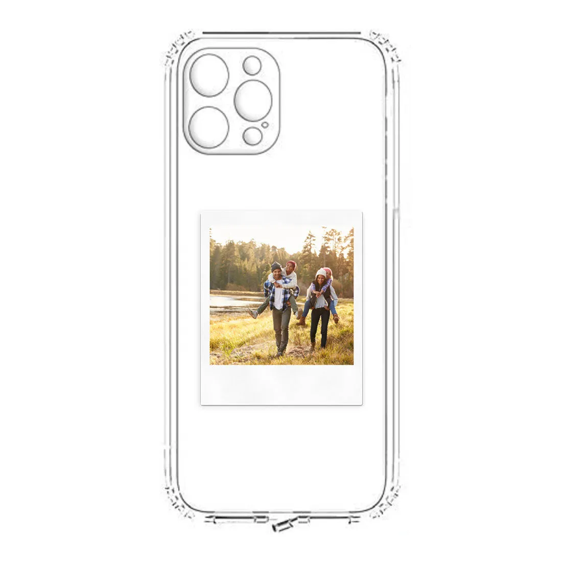 Back Cover for iPhone 11 Pro with Photo Transparent TPU Case with Camera Protection