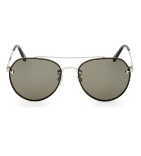 Bally Unisex Smoke Aviator Sunglasses