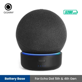 Battery Base Charger Portable For Alexa Echo Dot 4