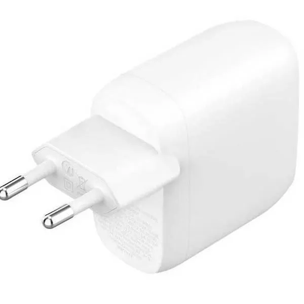 BELKIN BoostCharge Pro 60W Dual-port USB Type-C with PPS Wall Charger White