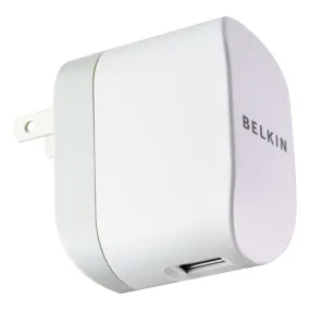 Belkin ( F8J001 ) 5V/2.1A Travel Adapter for USB Devices - White/Gray