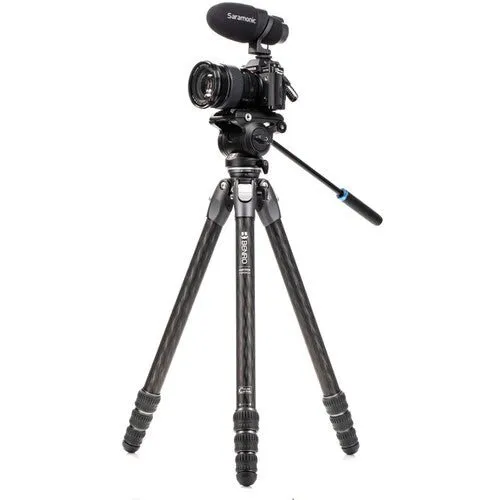 Benro Tortoise Carbon Fiber 3 Series Tripod System with S4Pro Video Head