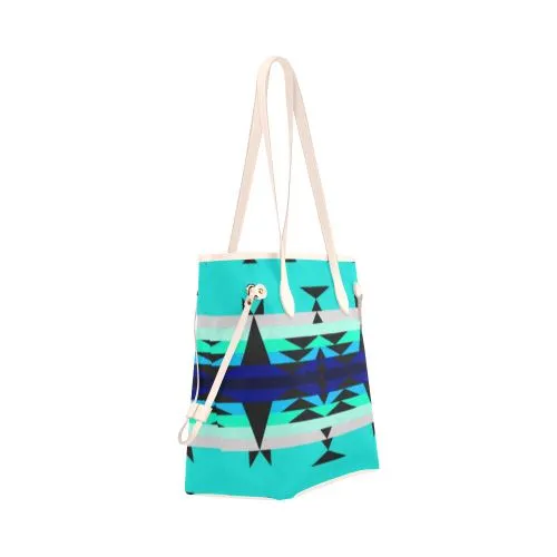 Between the Mountains Clover Canvas Tote Bag