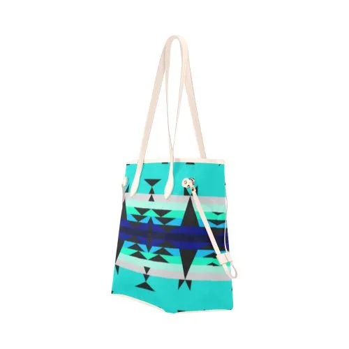 Between the Mountains Clover Canvas Tote Bag