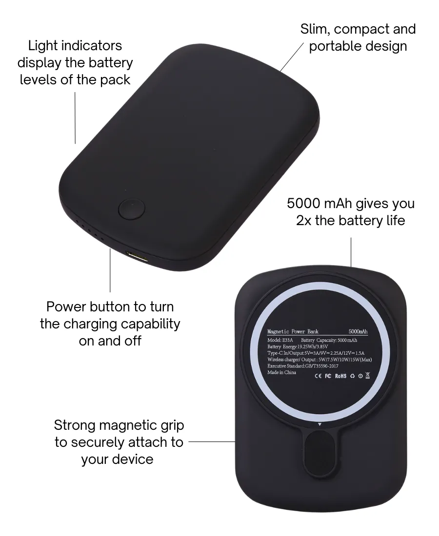 Black MagSafe Battery Booster