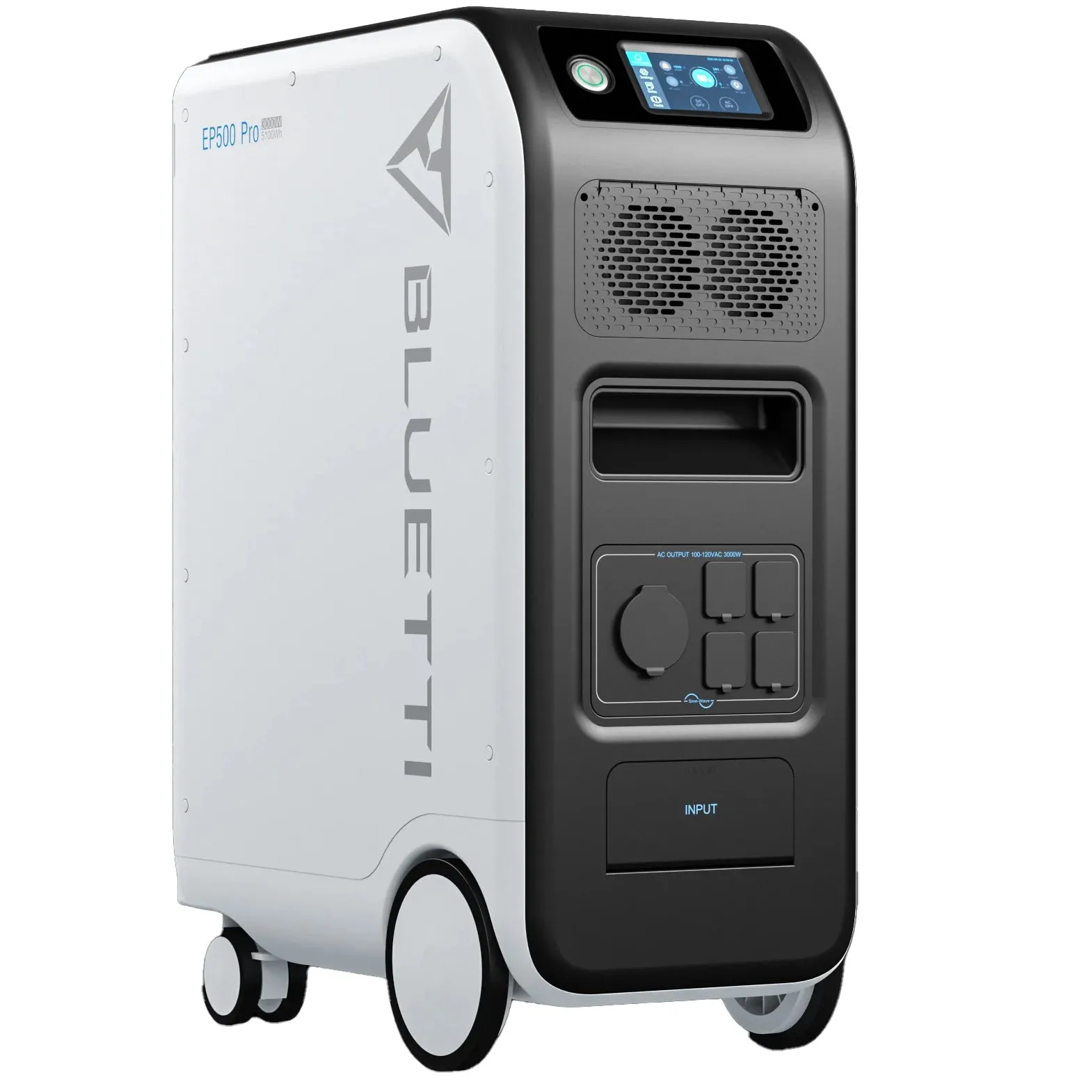 Bluetti Ep500 P Ups Home Backup Power Station | 3000 W (6000 W Surge) 5100 Wh