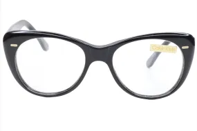 Calvin Klein CK11804 Unisex Black Round Clear Demo Lens Frame Eyeglasses 51MM