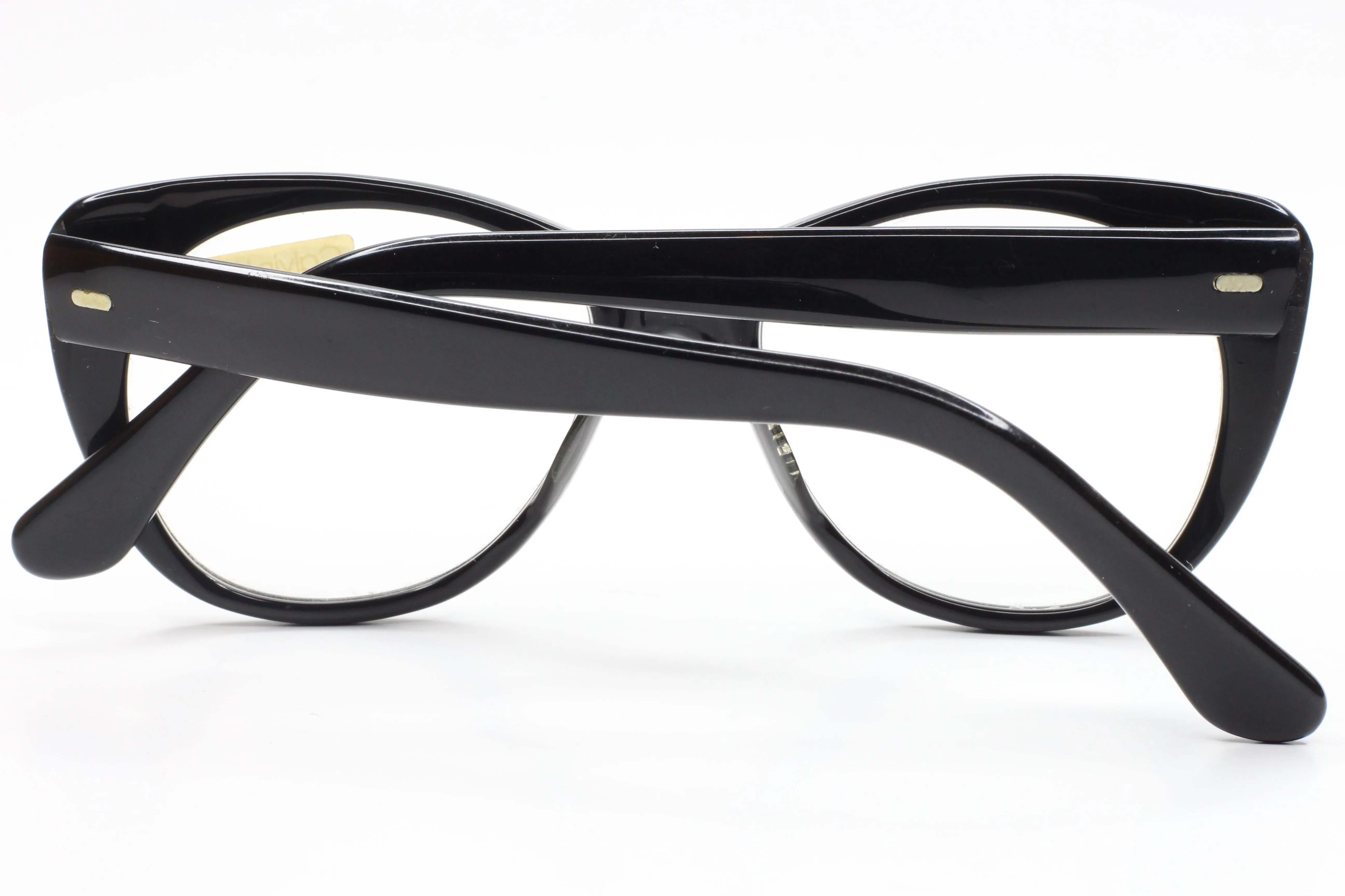 Calvin Klein CK11804 Unisex Black Round Clear Demo Lens Frame Eyeglasses 51MM