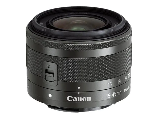 Canon EF-M 15-45mm f3.5-6.3 IS STM Lens - Graphite