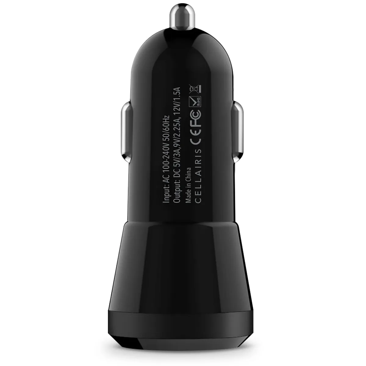 Car Charger - Single USB-C 3.0A 20W Black Car Adapters