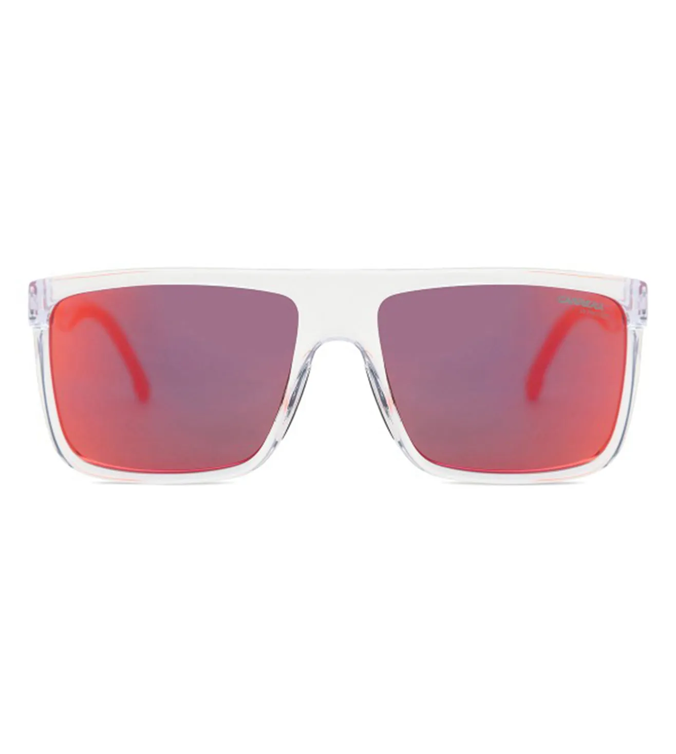 Carrera Men's Red Mirror Rectangular Sunglass