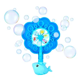 Cartoon Windmill Bubble Stick, Blue, Plastic, Unique Handheld Bubble Machine