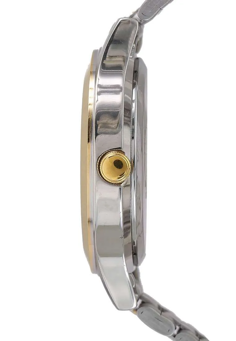 Casio Vintage LTP-1128G-9AR Silver & Gold Stainless Watch for Women