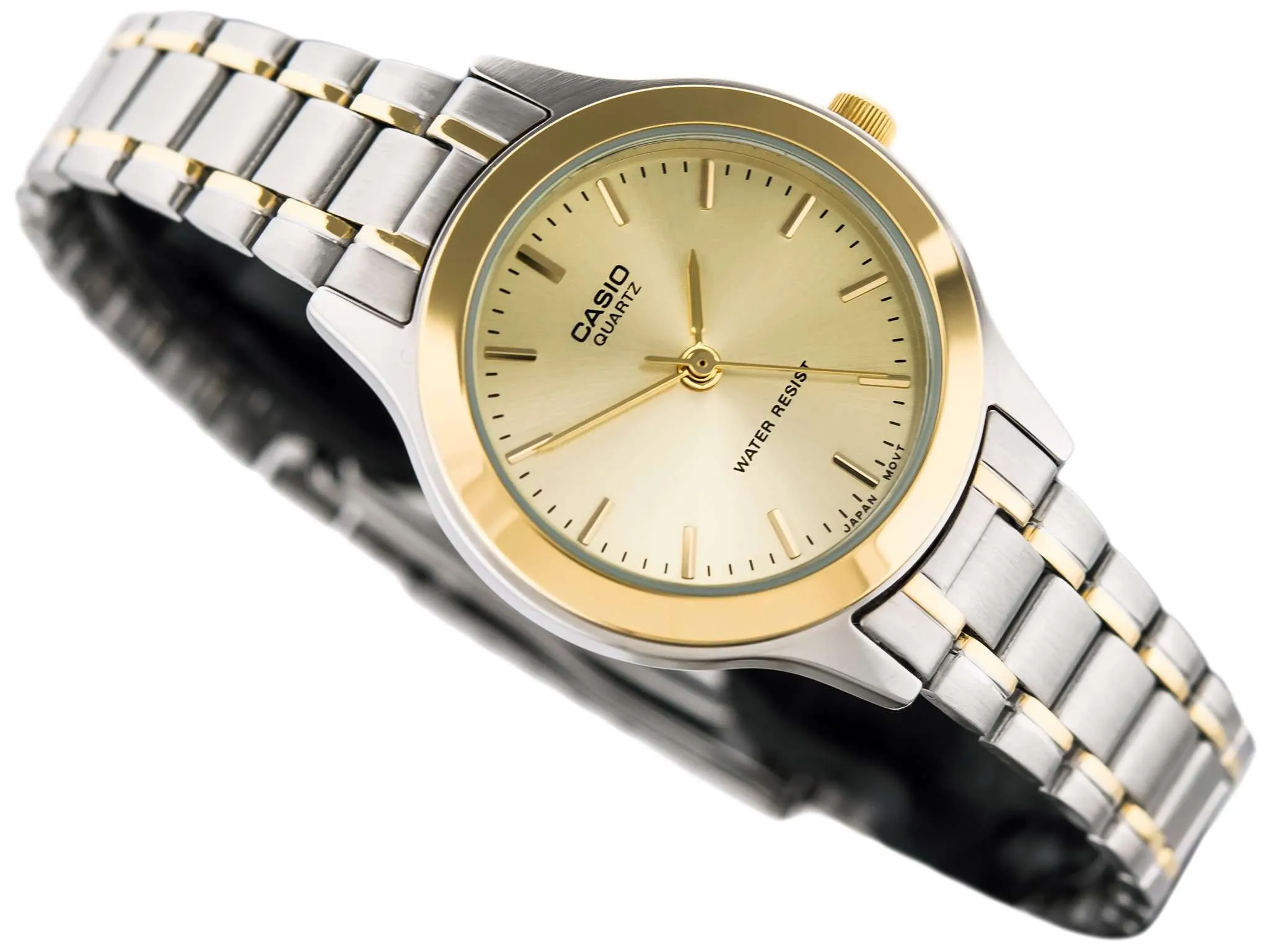 Casio Vintage LTP-1128G-9AR Silver & Gold Stainless Watch for Women