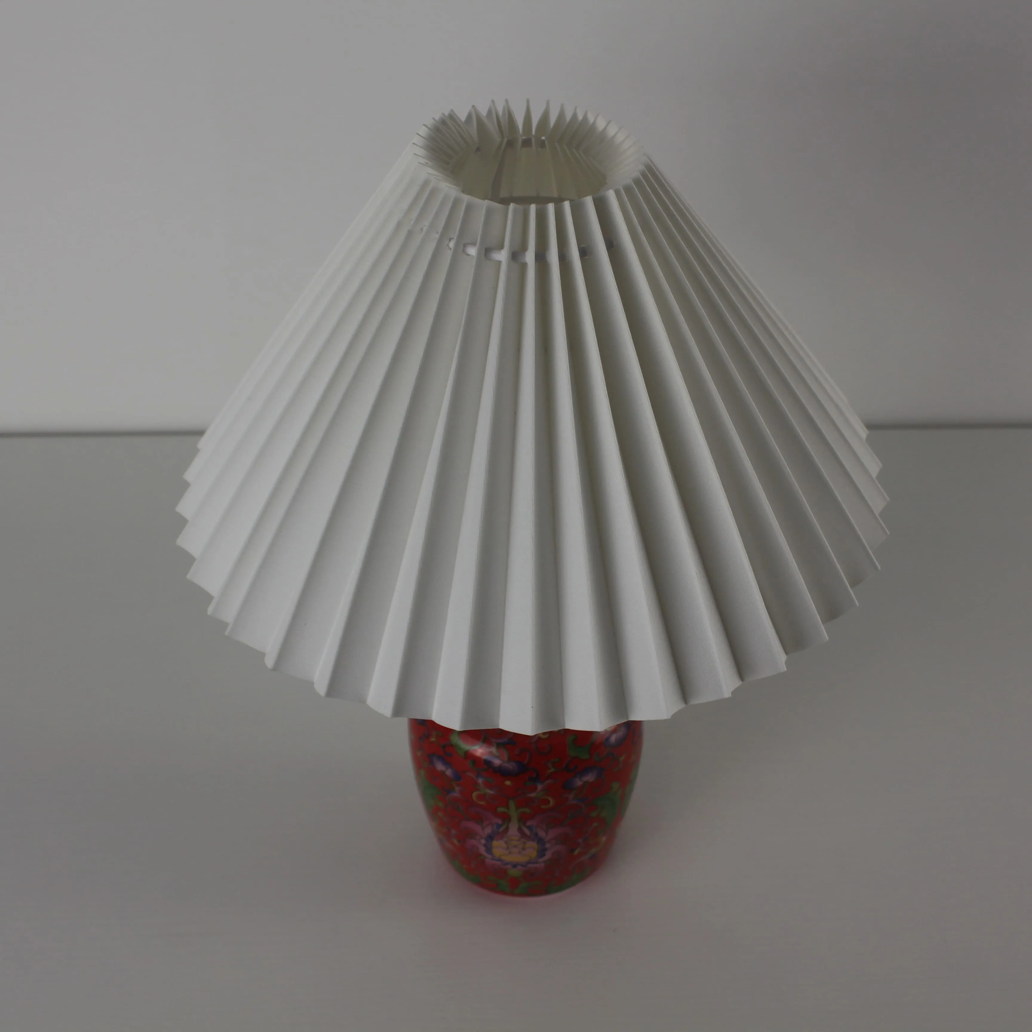 Ceramic Enamel Craft Battery Powered Table Lamp