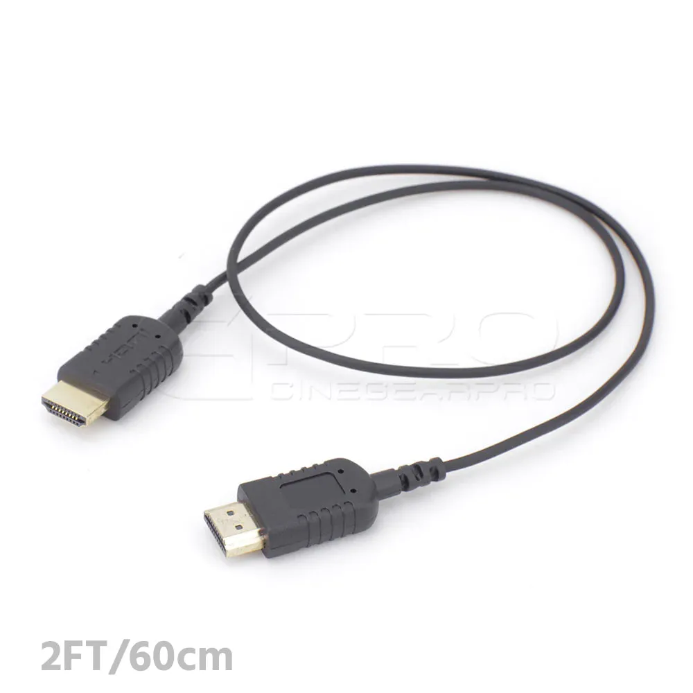 CGPro Hyper-Thin Super Flexible HDMI Cable A Male to A Male (1FT/2FT/3FT/6FT)