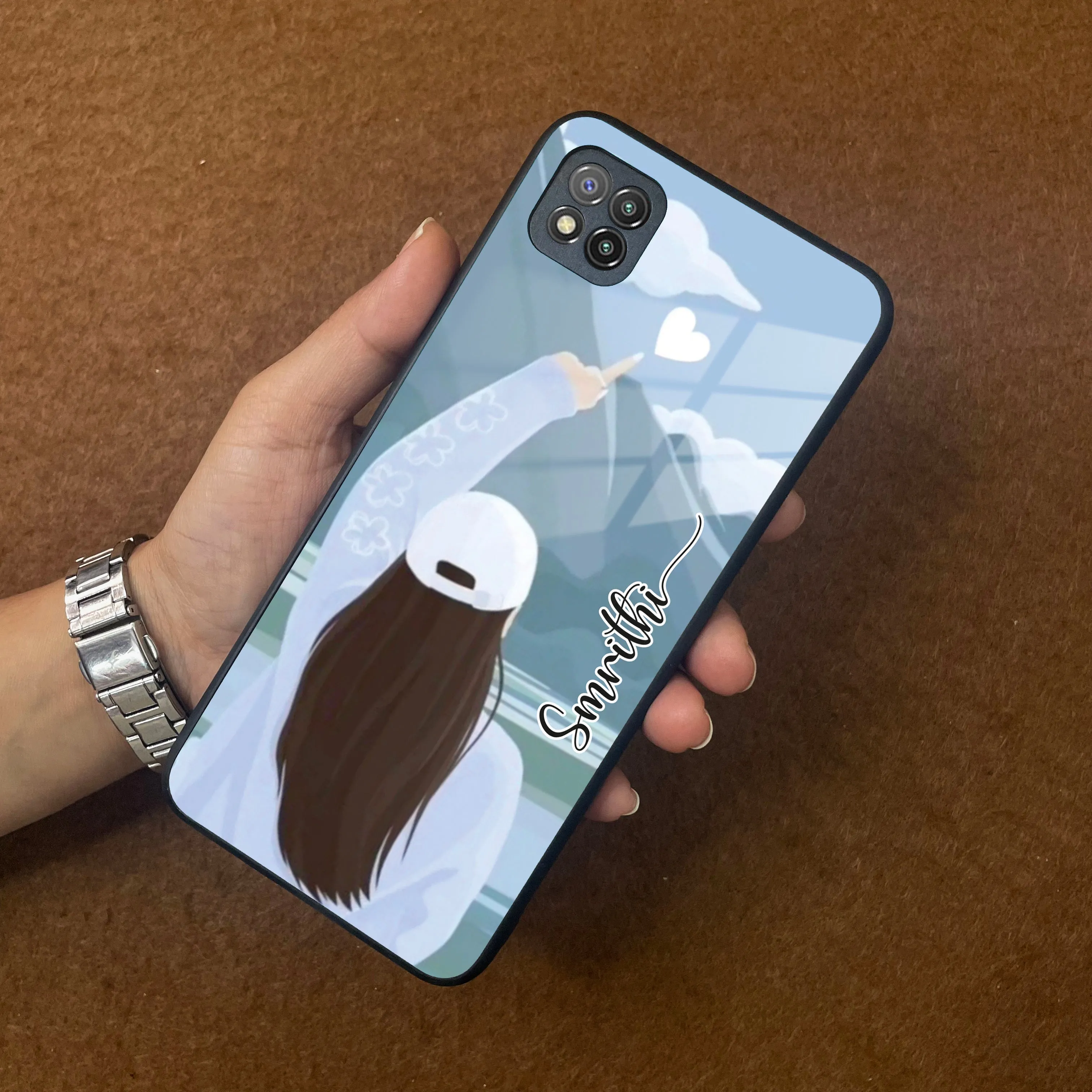 Chasing Dreams Customized Glass Case Cover For Poco