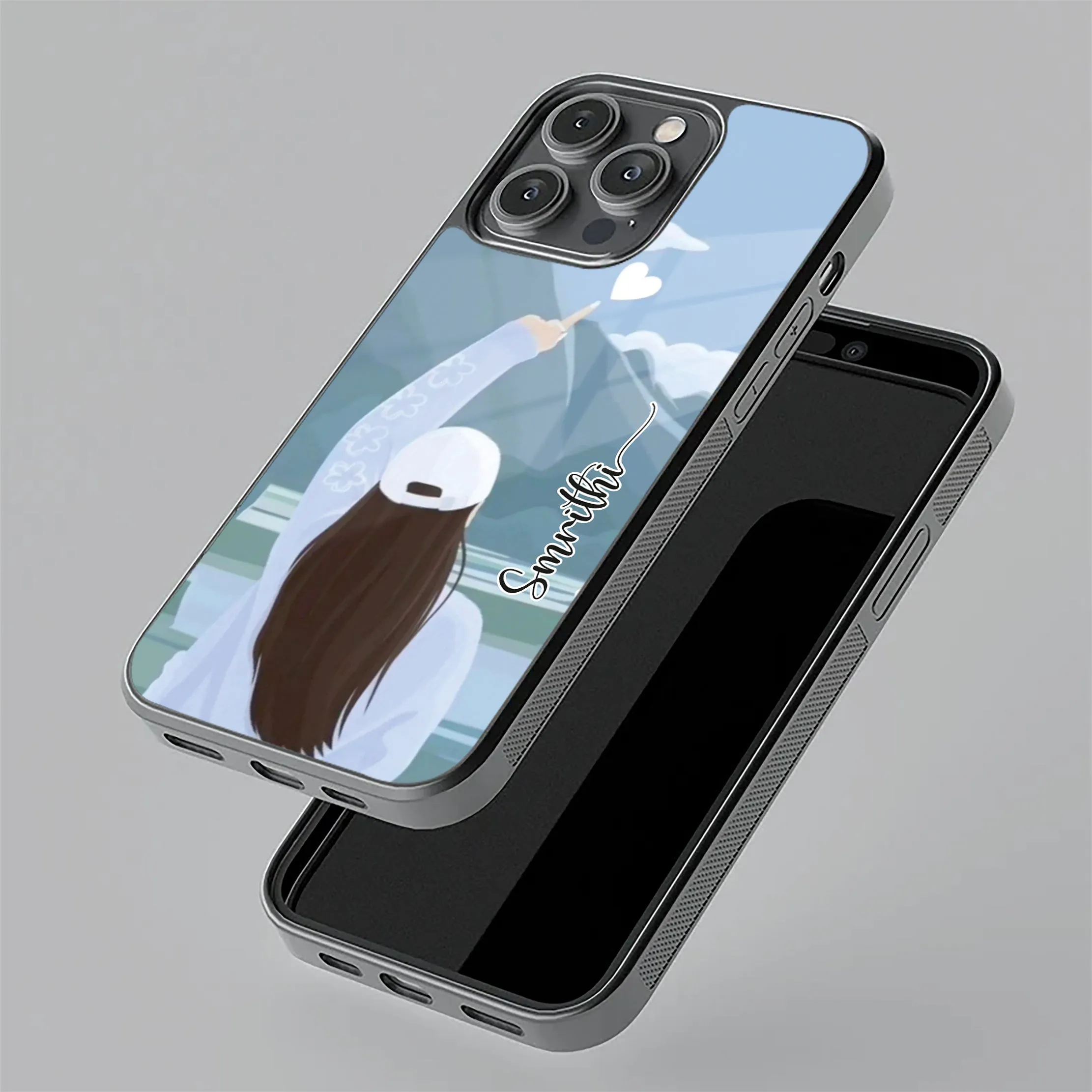 Chasing Dreams Customized Glass Case Cover For Poco