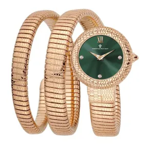 Christian Van Sant Women's Naga Green Dial Watch - CV0895 by Balec Group