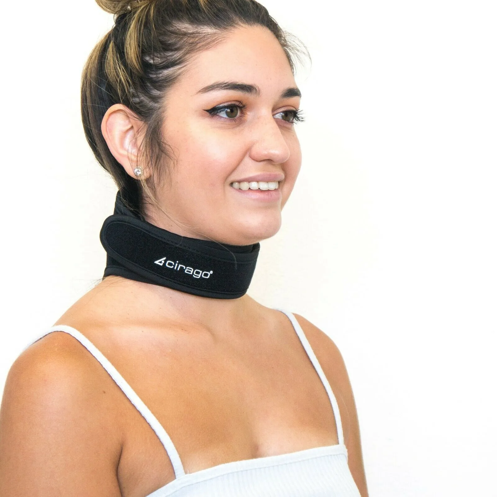 Cirago Graphene Far Infrared Heating Neck Pad for Pain Relief, 3 Heat Settings