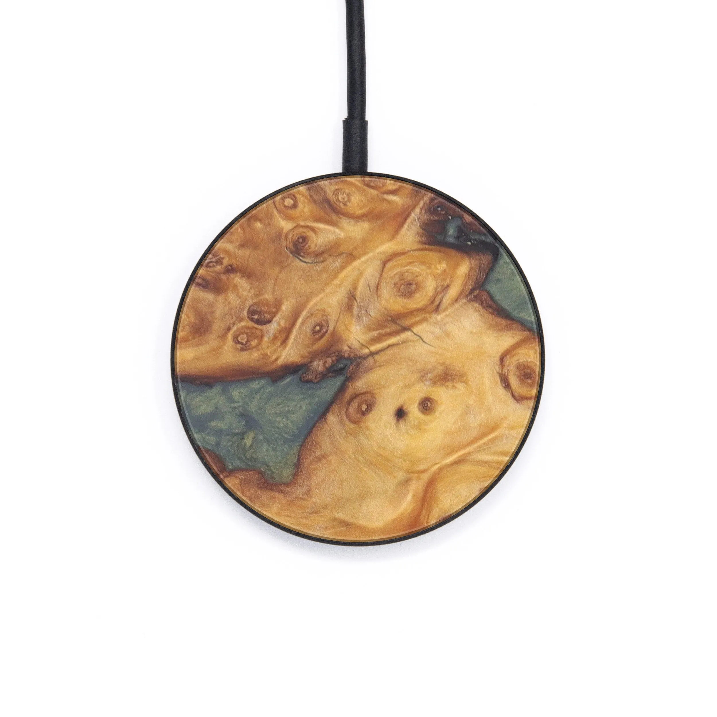 Circle Burl Wood Wireless Charger - Tildie (Artist Pick, 605408)