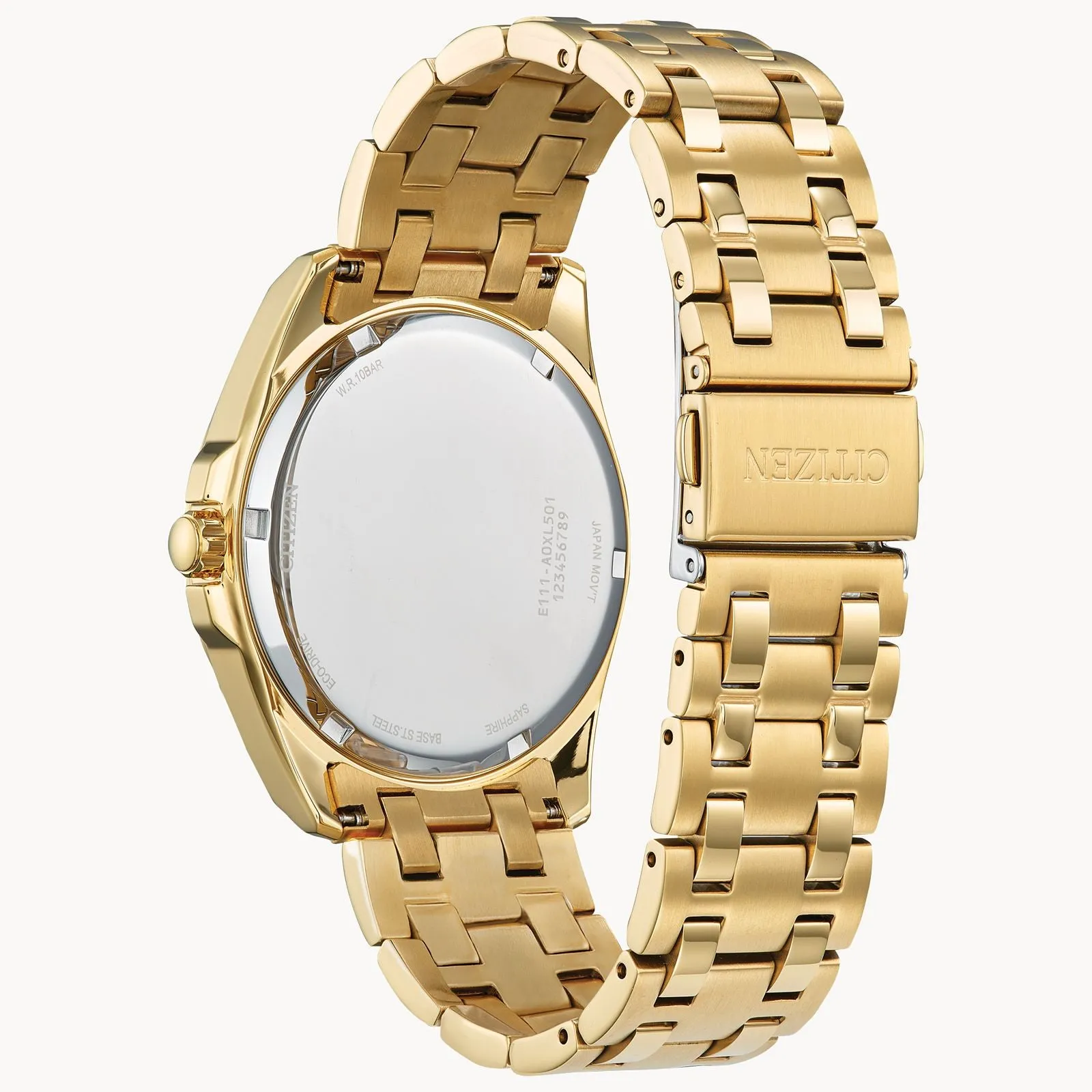 Citizen Stainless Steel/Gold Plate Peyton Dress BM7532-54P