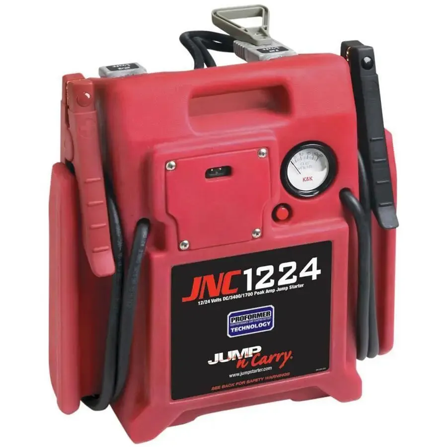 Clore Jump-N-Carry HD 3400/1700 Peak Amp 12/24V Portable Jump Starter