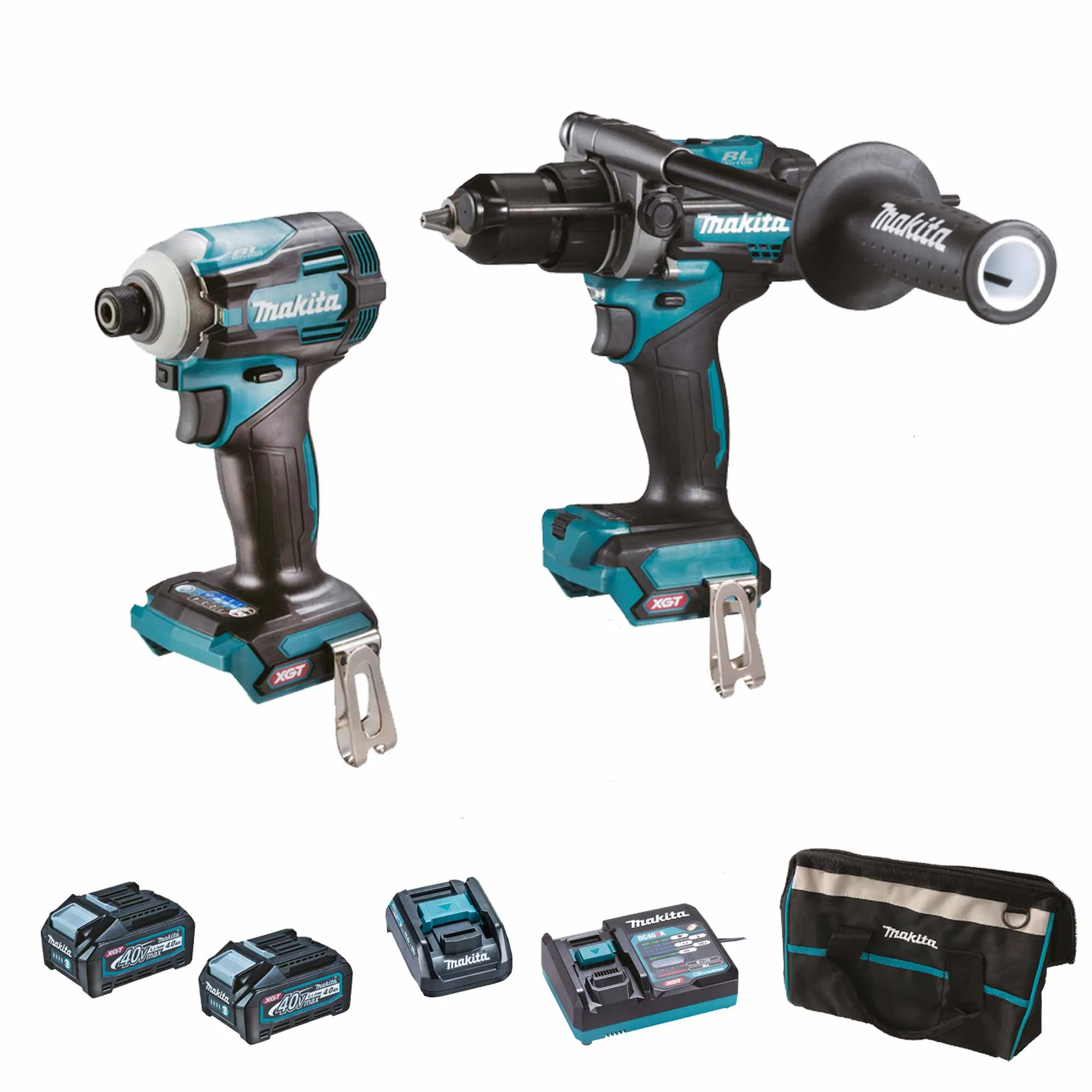 Combo Kit XGT Makita DK0114G201 40V 4Ah