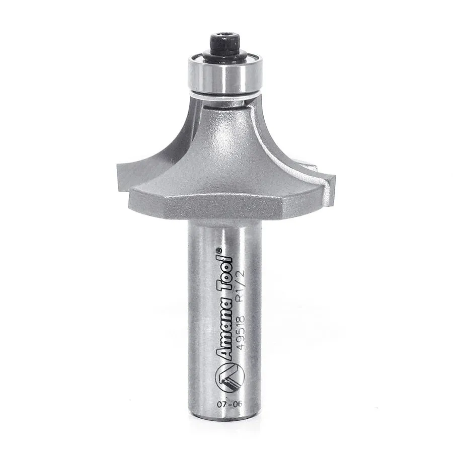 Corner Rounding Router Bit | 1⁄2 Radius x 1 1⁄2 Dia x 3⁄4 x 1⁄2"Shank | 49518 | 738685895184