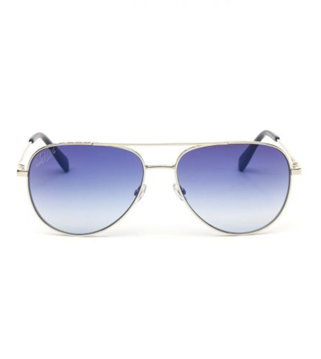 CR7 Unisex Blue Aviator Sunglasses