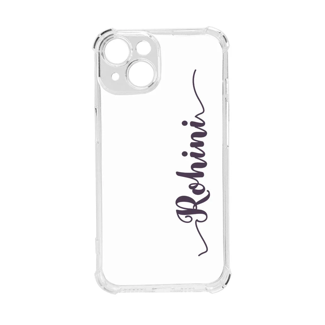 Custom Back Cover for iPhone 14 Clear Case - Transparent TPU Flexible Cover